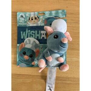 Disney Parks Wishables Pixar Remy from Ratatouille Mini Plush & Bag